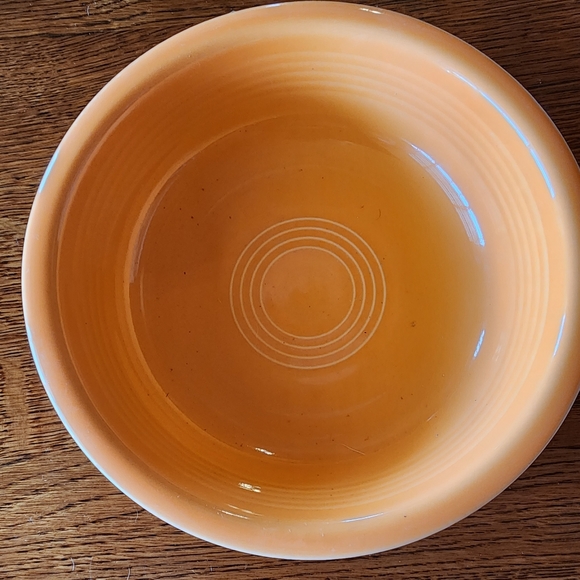 Fiesta 7 inch bowl.  TANGERINE color. - Picture 1 of 3